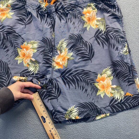 Tommy Bahama Mens Hawaiian Floral Print Swim Shorts Trunks Suit,Size XXL - Picture 4 of 7
